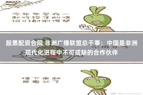 股票配资合同 非洲广播联盟总干事：中国是非洲现代化进程中不可或缺的合作伙伴