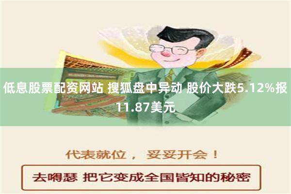 低息股票配资网站 搜狐盘中异动 股价大跌5.12%报11.87美元